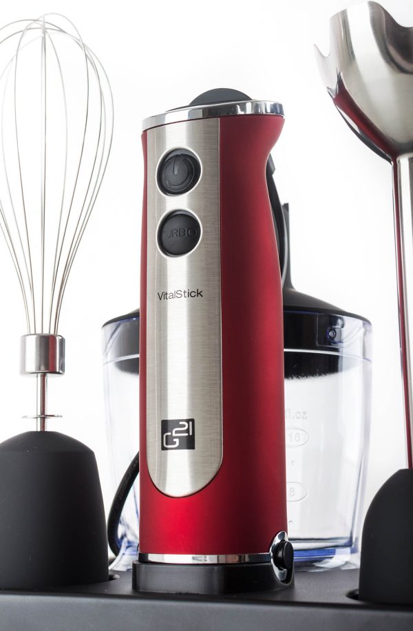 G21 VitalStick mixer 800W, fekete/piros - Image 3