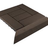 G21 Indiai teak átvezető profil a WPC burkolócsempékhez, 38,5 x 7,5 cm sarok (bal) - Image 6