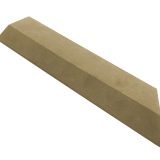 G21 Cumaru átvezető profil a WPC burkolócsempékhez, 38,5 x 7,5 cm sarok (jobb) - Image 2
