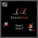 G21 BlackHook small shelf akasztó rendszer 60 x 10 x 19,5 cm - Image 6