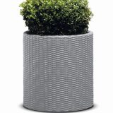 Keter Cylinder L virágcserép Silver Grey - Image 2