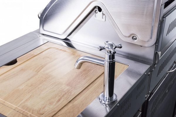 G21 Nevada BBQ konyha Premium Line gázgrill, 8 égőfej + ajándék nyomáscsökkentő - Image 4