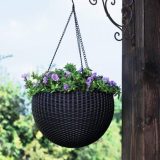 Keter Hanging Sphere függesztett virágtartó, grafit - Image 2