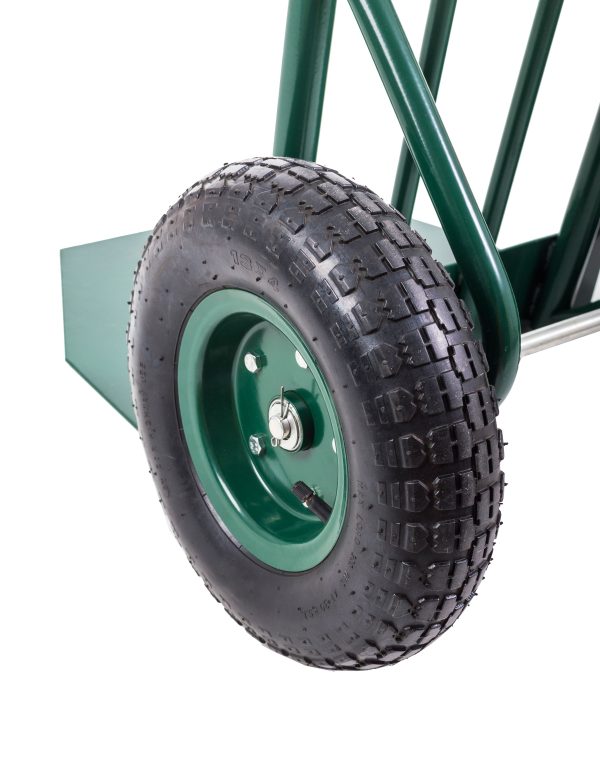 G21 Profi molnárkocsi, 280 kg, felfújható kerekek, zöld - Image 2