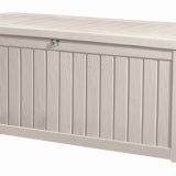 Kerti box Keter Rockwood 570 L krémszínű