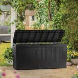 Keter Samoa Rattan Box 270L grafit - Image 3