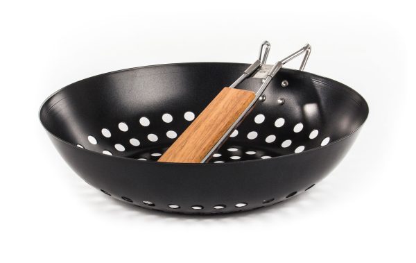 G21 grillező eszköz - grillserpenyő kerek tapadásmentes felülettel - Image 2