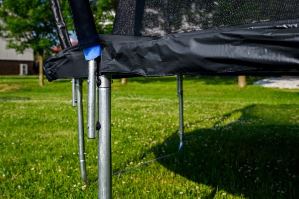 G21 SpaceJump trambulin védőhalóval, 366 cm, ajándék létrával, fekete színben - Image 4