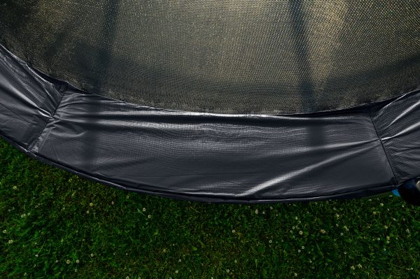 G21 SpaceJump trambulin védőhalóval, 366 cm, ajándék létrával, fekete színben - Image 7