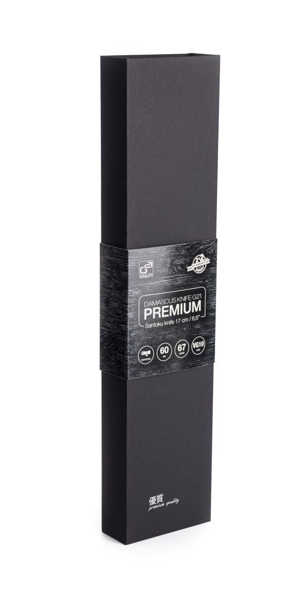 G21 Gourmet Damascus Santoku kés, 17 cm - Image 2