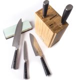 Késkészlet G21 Gourmet Premium 5 db bambusz késtartóban + csiszolókő - Image 2