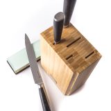 Késkészlet G21 Gourmet Premium 3 db bambusz késtartóban + csiszolókő - Image 2