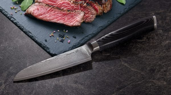 G21 Gourmet Damascus Santoku kés, 13 cm - Image 5