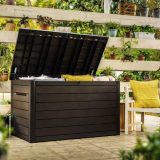 Keter Ontario 850 L wood kerti tároló doboz, barna - Image 2