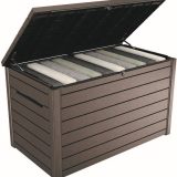 Keter Ontario 850 L wood kerti tároló doboz, barna