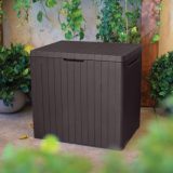 Keter City Storage Box 113L kerti doboz, barna - Image 2