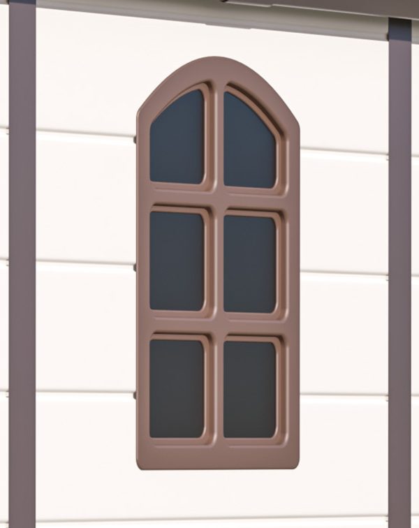 G21 Boston 670 kerti tároló - 241 x 278 cm, műanyag, bézs - Image 6
