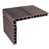 G21 kültéri burkolólap, 2,5 x 14,8 x 300 cm, Dark Wood, WPC - Image 7