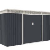 G21 GRAH 483 kerti tároló - 340 x 142 cm, antracit