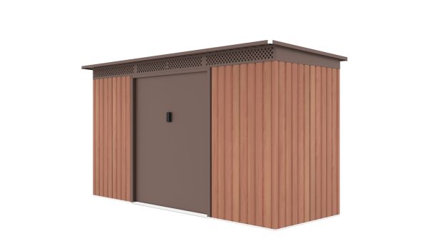 G21 GRAH 483 kerti tároló - 340 x 142 cm, barna - Image 3