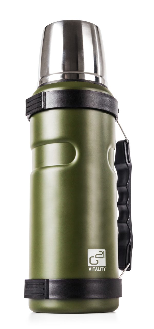 G21 ivópalack, 1000 ml, khaki zöld, fogantyúval - Image 3