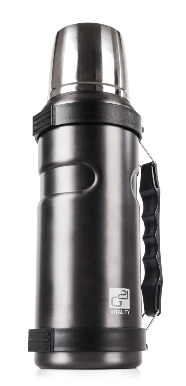 G21 ivópalack, 1000 ml, acélszürke, fogantyúval - Image 3