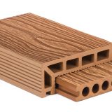 G21 kültéri burkolólap 2,5 x 14,8 x 30 cm, Light Wood kerek lyukakkal, WPC - Image 6