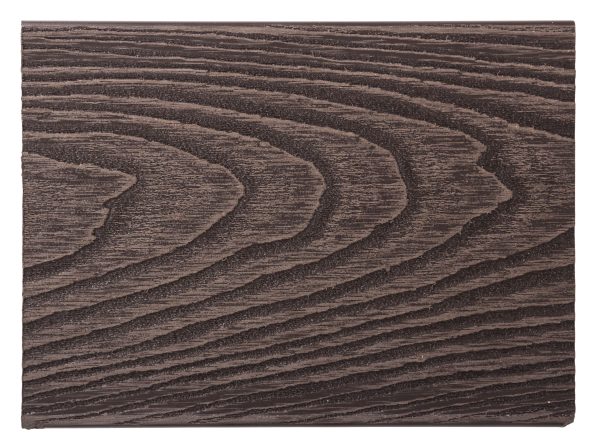 G21 padlóburkolat 2,5 x 14,8 x 400 cm, Dark Wood kerek lyukakkal, WPC - Image 4