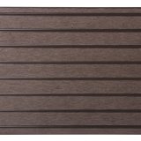 G21 padlóburkolat 2,5 x 14,8 x 400 cm, Dark Wood kerek lyukakkal, WPC - Image 5