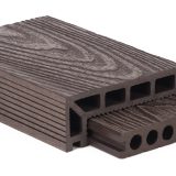 G21 padlóburkolat 2,5 x 14,8 x 400 cm, Dark Wood kerek lyukakkal, WPC - Image 6