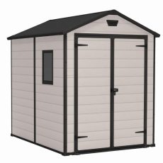 Keter MANOR 6 x 8 DD kerti tároló bézs, padlóval