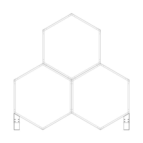 Támasz a G21 HEX tüzifatárolóhoz, 2 db/csomag - Image 3