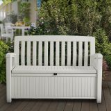 Keter Patio Bench kerti pad, fehér - Image 2