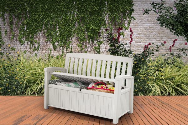 Keter Patio Bench kerti pad, fehér - Image 3