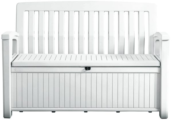 Keter Patio Bench kerti pad, fehér