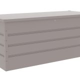 Kerti doboz G21 Denver 770 L, szürke fém