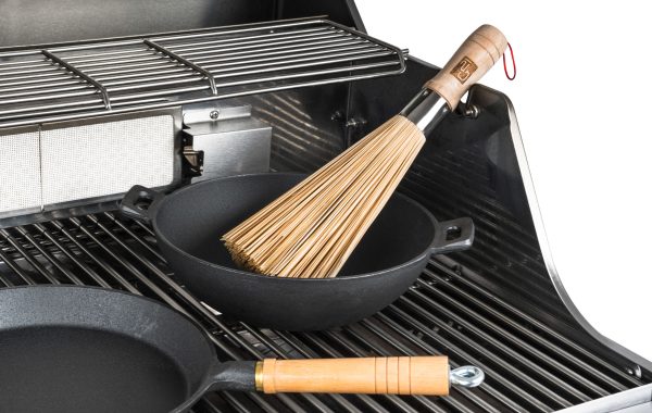 Grillszerszám G21 -bambusz kefe, serpenyők tisztításához - Image 6
