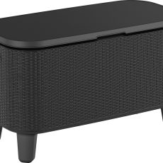 Kerti asztal Keter Bevy Bar Cool grafit rattan
