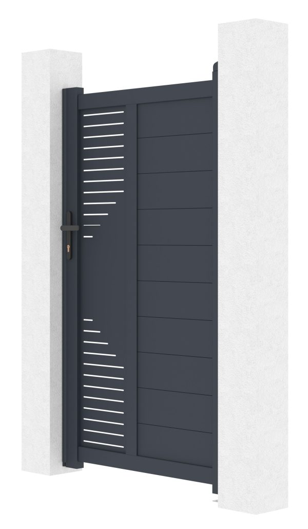 Kapu G21 Marion 100x173 cm jobbra, antracit - Image 2