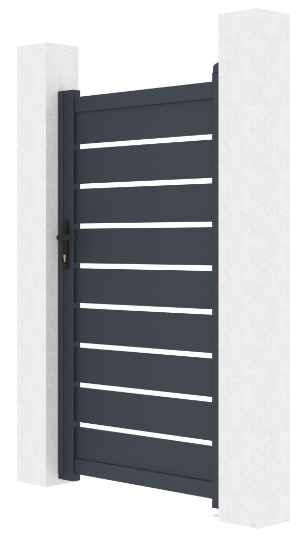 Kapu G21 Reno 100x176 cm jobb, antracit - Image 2