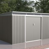 Kerti ház G21 GRAH 700 - 340 x 206 cm, metál szürke - Image 5