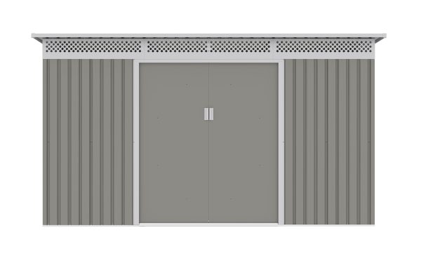 Kerti ház G21 GRAH 915 - 340 x 269 cm, metálszürke - Image 3
