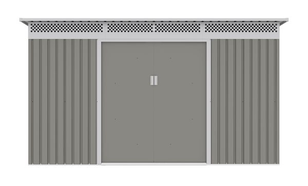Kerti ház G21 GRAH 1132 - 340 x 333 cm, metálszürke - Image 3