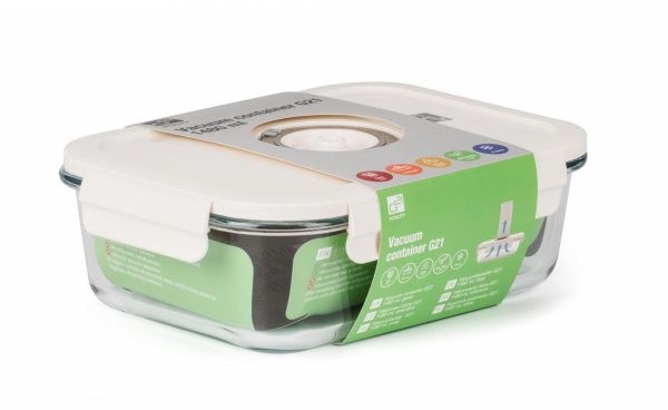 G21 vákuum ételtároló doboz 1480 ml, üveg - Image 8