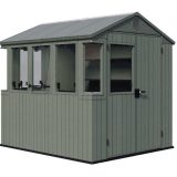 Kerti ház Keter Potting Shed 2 az 1-ben zöld, padlóval