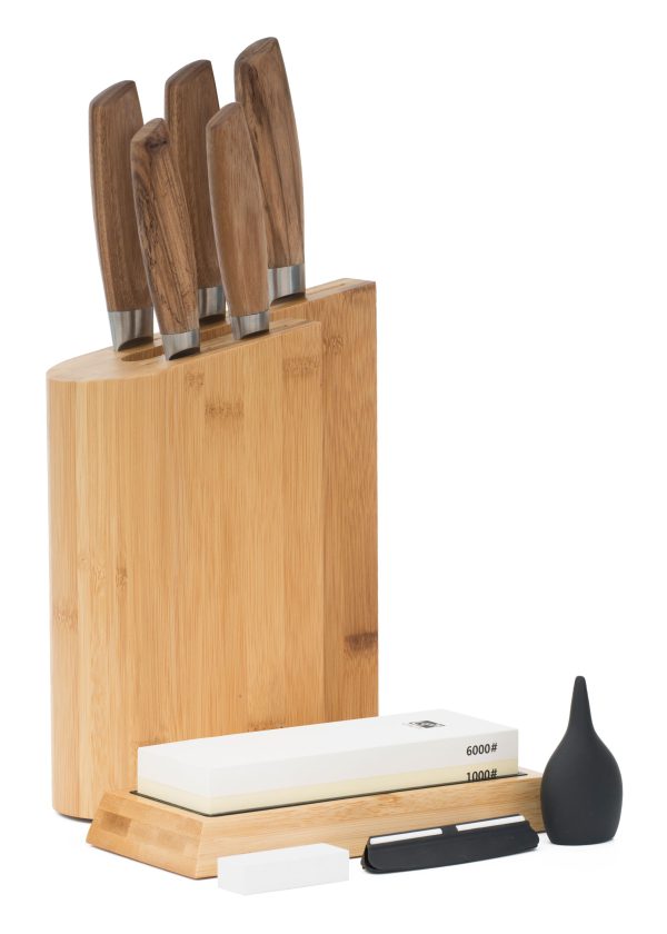 Késtartó blokk G21 Gourmet, bambusz 5 kés számára - Image 9