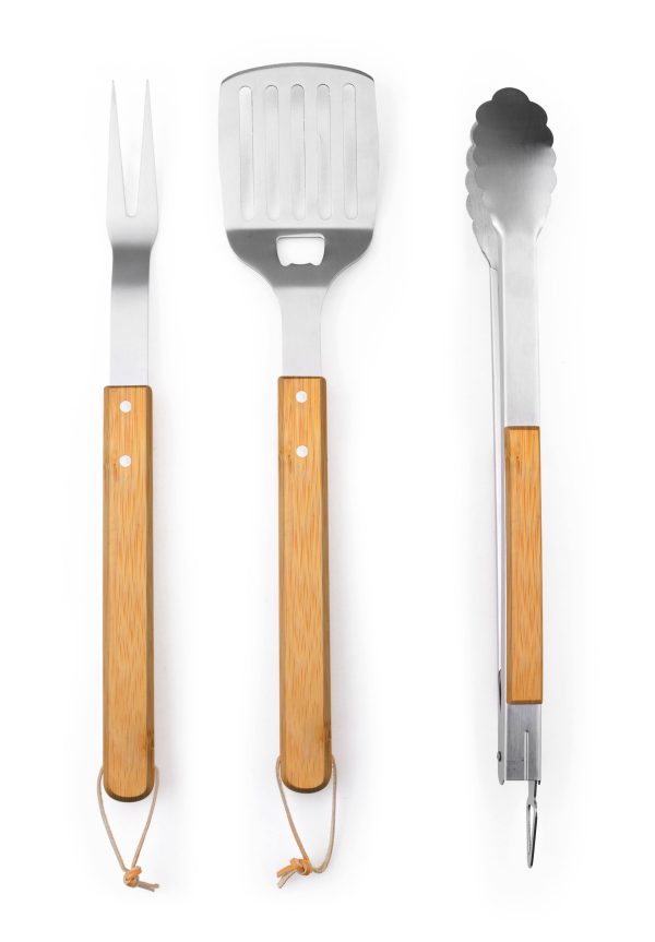 Grillezőeszközök G21 készlet, 3 darabos, fa nyéllel - Image 3