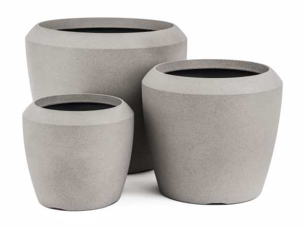 G21 Cement Round virágcserép 44 x 44 x 39,5 - Image 2