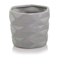 Kaspó Geomi 15 cm szürke