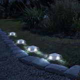 LED-es leszúrható / fali szolár lámpa